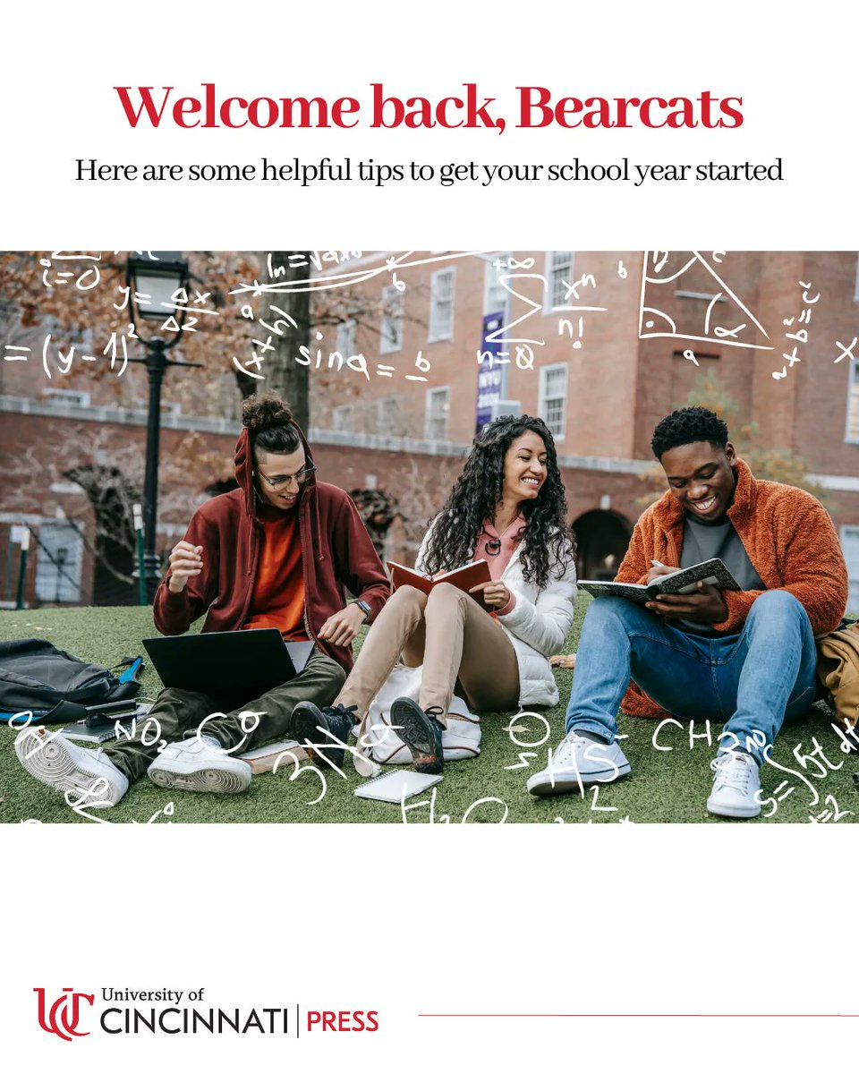University of Cincinnati Press (@ucincipress) on Twitter photo 🎓 Mindfully Starting College: Tips from University of Cincinnati Press
🌟 Set Your Intentions
⏰ Manage Your Time
🤝 Connect Authentically
💆♀️ Practice Self-Care
🌱 Embrace Challenges
🙌 Seek Support
🎉 Celebrate Progress
🌍 Stay Curious
#collegelife #uc #cincinnati 🎓 Mindfully Starting College: Tips from University of Cincinnati Press
🌟 Set Your Intentions
⏰ Manage Your Time
🤝 Connect Authentically
💆♀️ Practice Self-Care
🌱 Embrace Challenges
🙌 Seek Support
🎉 Celebrate Progress
🌍 Stay Curious
#collegelife #uc #cincinnati