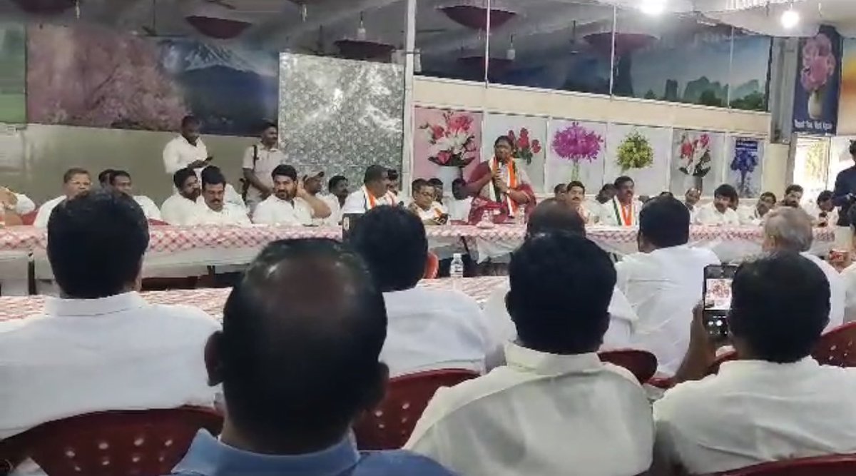 SC, ST declaration on 26 th August in Chevella will change the entire political dynamics in Telangana under the leadership of our national congress president @kharge ji.. Today took part in review meeting in chevella, visited the meeting location with our congress leaders.