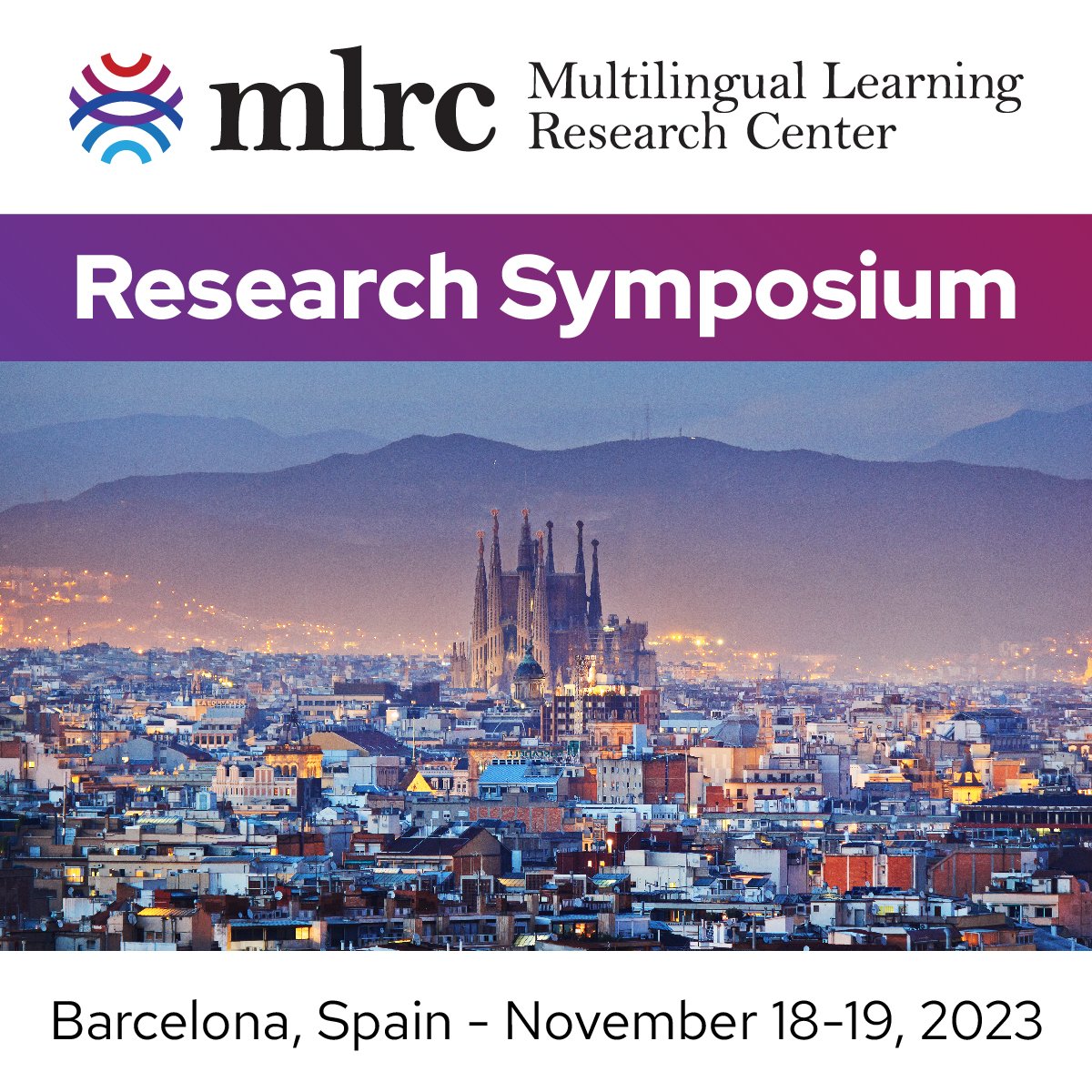 Early bird deadline approaching (Sept 1) for MLRC Research Symposium in Barcelona Nov 18-19 Reserve spots for your school team soon! mlrc.wisc.edu/event/research…