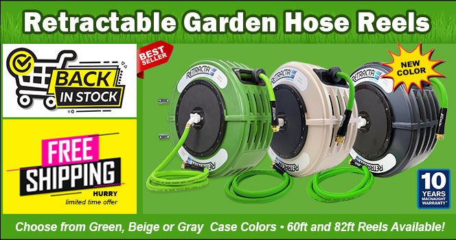 Retractable Garden Hose Reel - Industrial Design