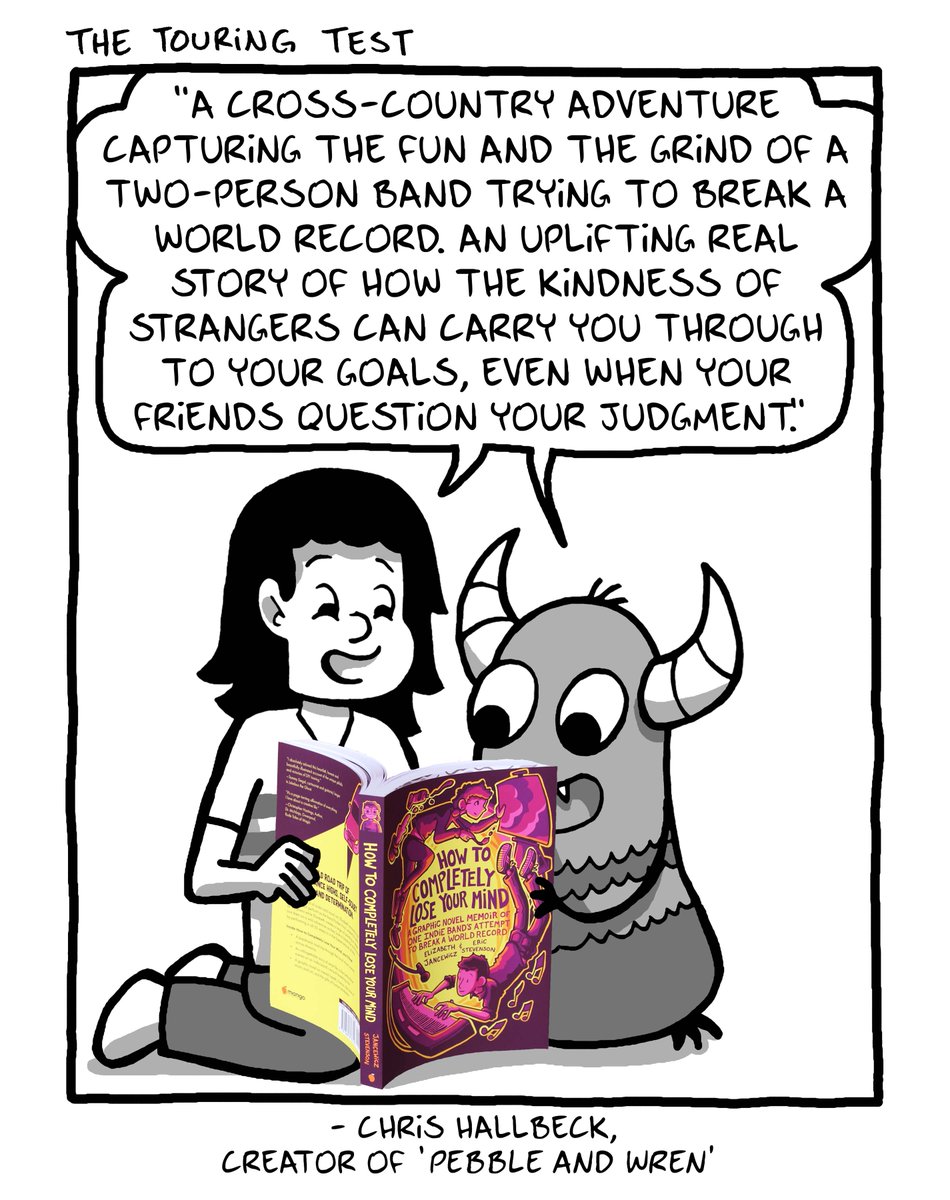 Big thank you to <a href="/ChrisHallbeck/">Chris Hallbeck</a>  creator of "Pebble and Wren" for reading an early version of my upcoming book and providing me with a blurb!
The feedback so far has been amazing, thank you all!

.
“How To Completely Lose Your Mind” preorders available wherever books are sold!