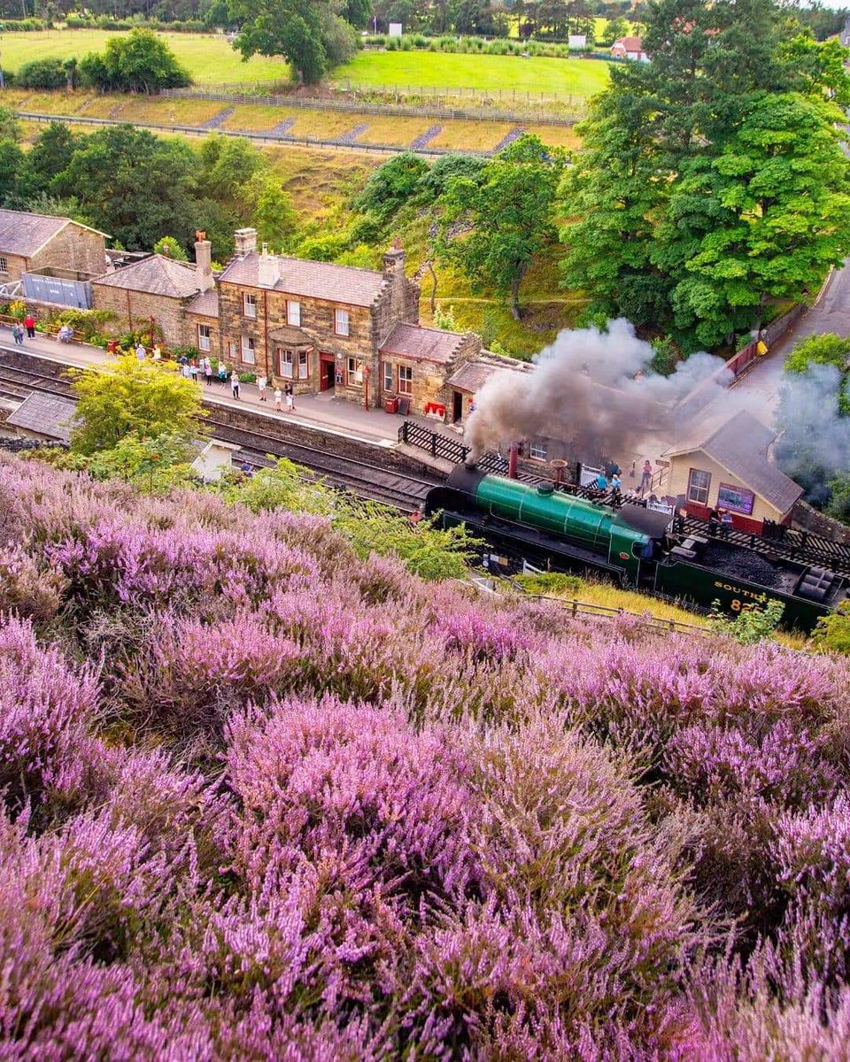 Goathland Station, North Yorkshire  UK 🇬🇧
The station became Hogsmeade Station in the first Harry Potter movie.
#Scenery #Beautiful #HarryPotter