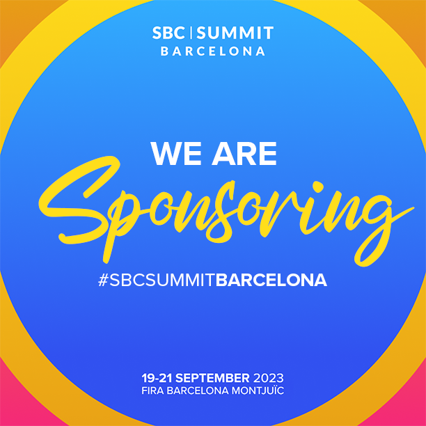 We are proud to be a sponsor of SBC Summit Barcelona 2023. We hope to see you there! #SBCSummitBarcelona