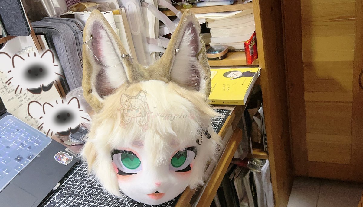 Yvette_yiweite's tweet photo. Finally completed (Ears were produced in collaboration with another teacher)
#fursuitmaker #furry 
 #fursuitmaking #fursuiter   #kemonosuit #kemono #kemonofursuit #furryartwork https://t.co/AJ98jmpbVy