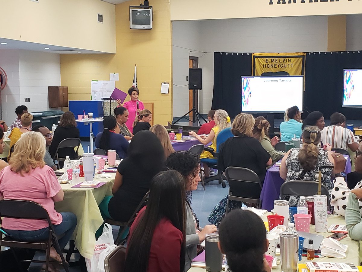 Fabulous day of professional learning <a href="/EMHoneycuttEle1/">E. M. Honeycutt Elementary School</a> with the amazing <a href="/KathyKennedy7/">Kathy Kennedy, Ed.D.</a> ensuring learning for all, optional for none.
