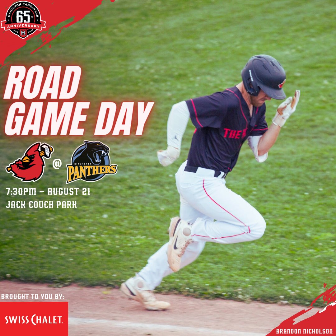 HamCardinalsCBL's tweet photo. โพ ๐๐๐ฆ๐ ๐๐๐ฒ ๐จ
โฐ 7:30pm
๐ Kitchener Panthers (@IBL_Panthers)
๐๏ธ Jack Couch Ball Park
๐๏ธ https://t.co/7FVmMNlb3E
๐บ YouTube
#IBL1919 #HamiltonCardinals #HamOnt #Hamilton #KitchenerPanthers #CanadasBest #baseball https://t.co/JNgmfonGHt