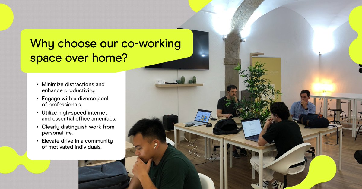 Why choose AFI+ Network's co-working space over your home? From enhanced focus, basic facilities, to an inspiring community, we've got you covered! 

Dive in to see the difference. 🚀 

#Coworking #AFINetwork #WorkLifeBalance