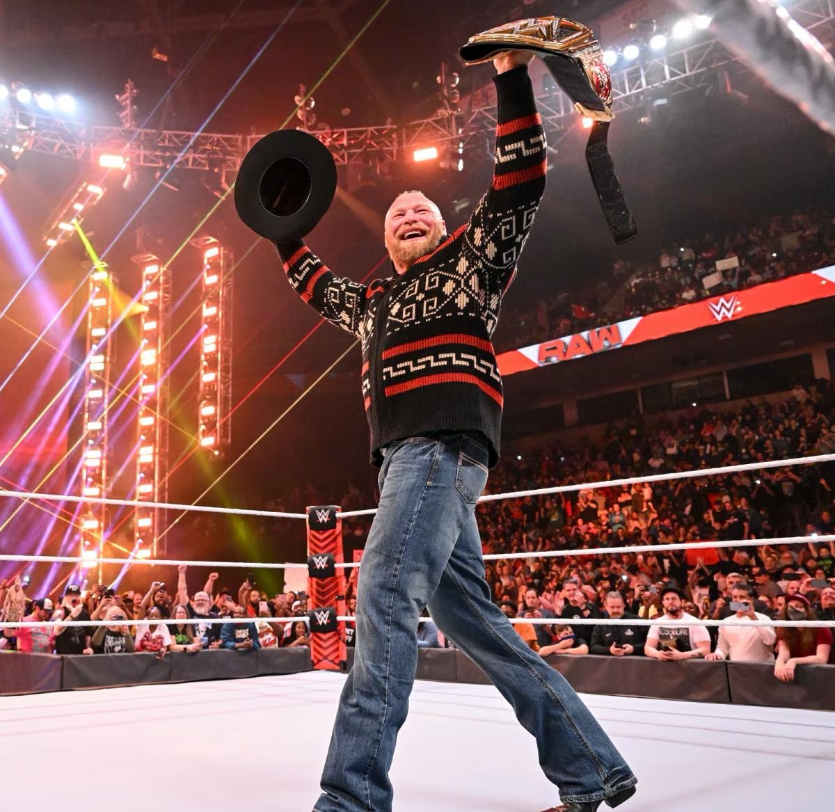 WrestleOps's tweet image. Two whole years of Brock Lesnar’s babyface/cowboy era in WWE as of today.
 
A blast of refreshment type run overall.