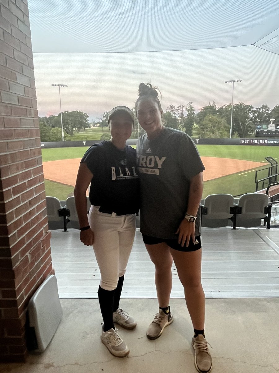 I had such a great time at the Troy camp yesterday! I loved all of the defensive drills and the hitting game with Coach Shelnutt! <a href="/e_newellcoach/">Eric Newell</a> <a href="/CamdenDecker/">Camden Decker</a> <a href="/AnnaShelnutt/">Anna Shelnutt</a>