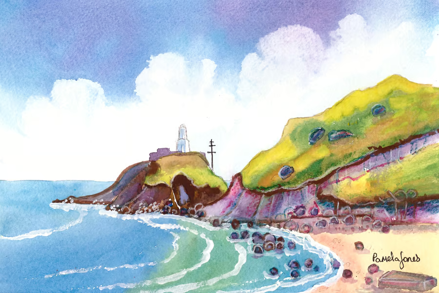 artist2005's tweet photo. Original #Watercolourpainting #ArtForSale #MumblesLighthouse #Mumbles #SwanseaBay #SouthWales #WelshArt See link below...
https://t.co/B1ci98L9hk https://t.co/35HMtxDTwp