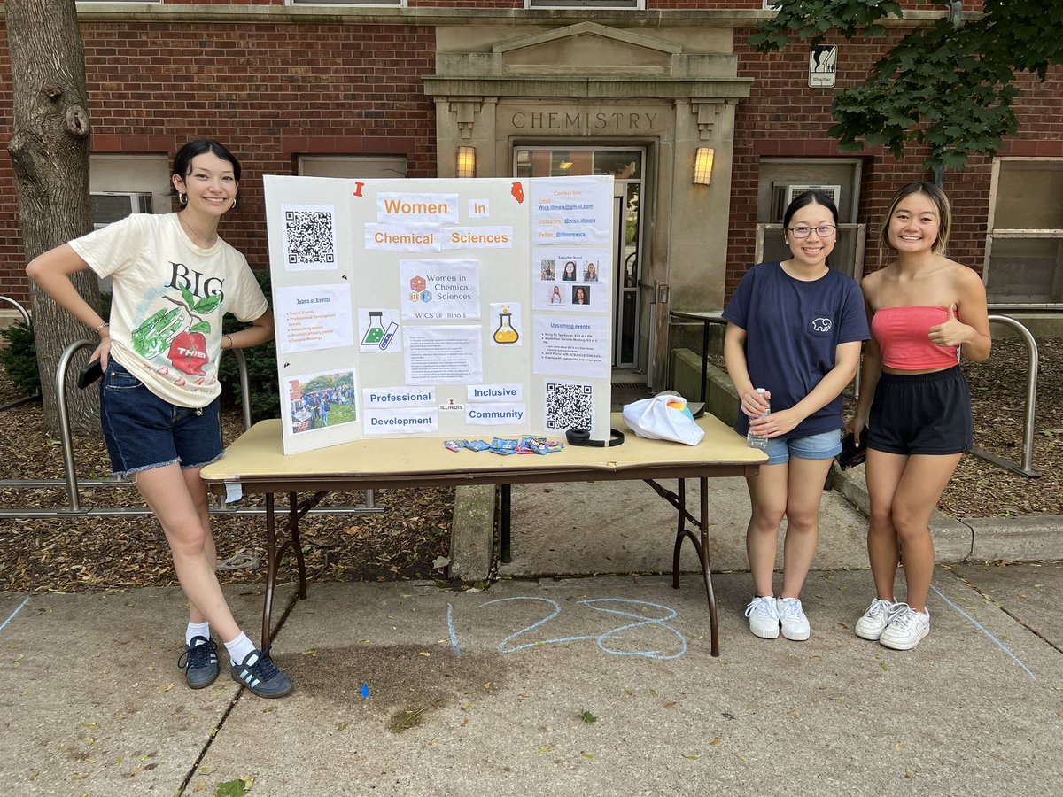 IllinoisWics's tweet photo. Happy first day of classes! You guys got this! Thank you to everyone who showed up at quad day yesterday. The first newsletter comes out today, so if you did not receive it, let us know and we’ll add you to the mailing list! https://t.co/22XvUvCVBb