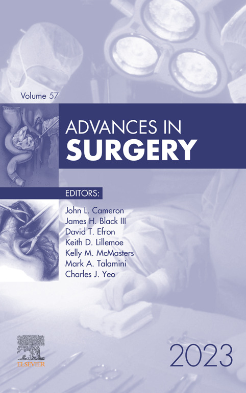 I'm honored to share the latest volume of Advances in Surgery that I co-edited with several esteemed colleagues: