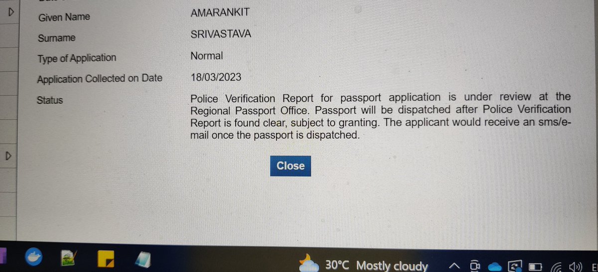 amarankit's tweet photo. @rpoghaziabad Hello Sir/Ma'am, I am begging you to please get this processed. @rpoghaziabad @PMOIndia @passportsevamea It's been more than 5 months application was collected. https://t.co/tFiw3AKcXN