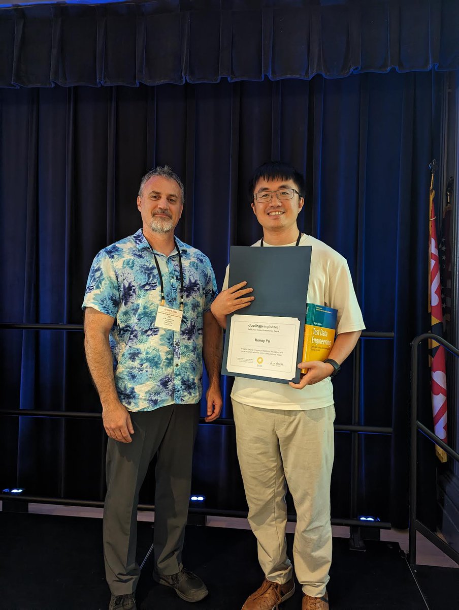 Congrats to the 3 winners of the DET student awards at #IMPS2023!  We're proud to support the groundbreaking research Motonori Oka, Kenny Yu &amp; Lutalo Bosa are pursuing in #psychometrics 🏆 Supporting emerging scholarship fuels our mission: education for all! 🎓👏