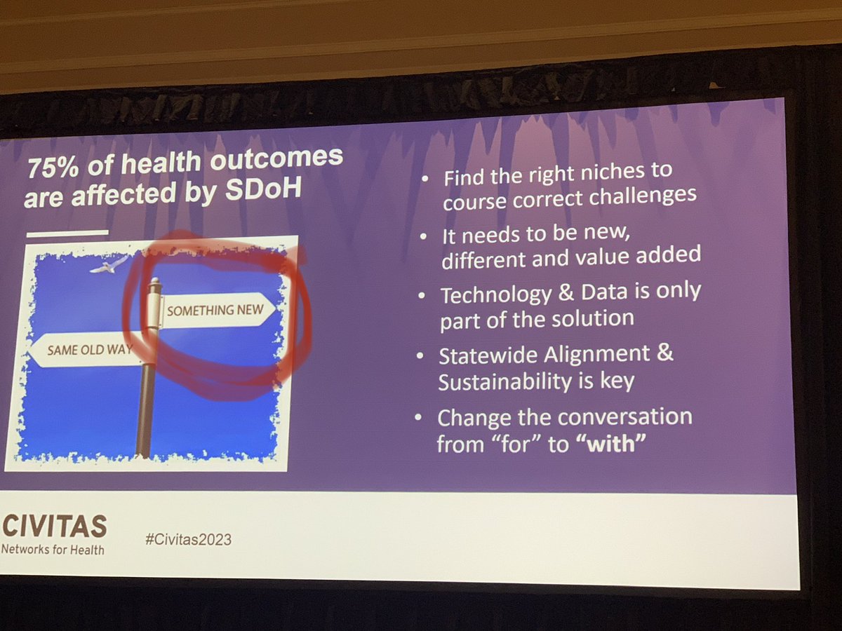 RT <a href="/askjoyrios/">Joy Rios</a>: Louder for the people in the back. 

We need new, different, and value-added approaches to use data to document success, drive outcomes and sustainability. 

#civitas2023