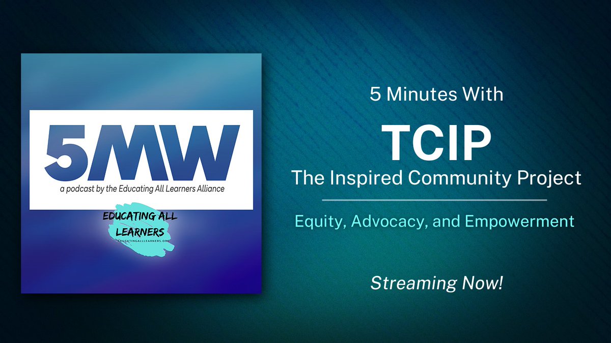 PthwaysAlliance's tweet photo. 🎧 Tune in to the latest episode of the 5 Minutes With Podcast! Join @educateall_org as they chat with Jill Moses, the founding CEO of @InspiredTICP, and discover how TICP promotes equity, advocacy, and empowerment in early intervention. Listen now: https://t.co/Hw2n9AahZc https://t.co/vULPEQKG74