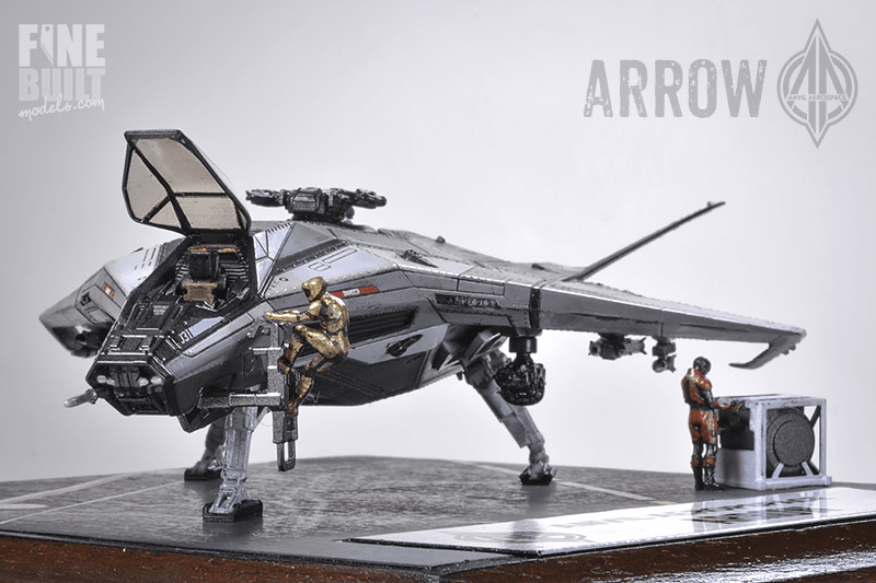 JRDesFab's tweet photo. The Details on this Anvil Arrow Kit Model is next level by @FineBuiltModels!
Β Arrow Kit Model 1:100 limited run is still available at https://t.co/1eUpOjy8s4
#starcitizen #kitmodel https://t.co/Dxu4m0g0Ul