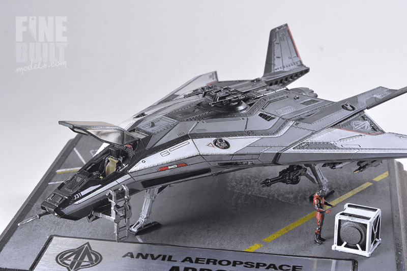 JRDesFab's tweet photo. The Details on this Anvil Arrow Kit Model is next level by @FineBuiltModels!
Β Arrow Kit Model 1:100 limited run is still available at https://t.co/1eUpOjy8s4
#starcitizen #kitmodel https://t.co/Dxu4m0g0Ul