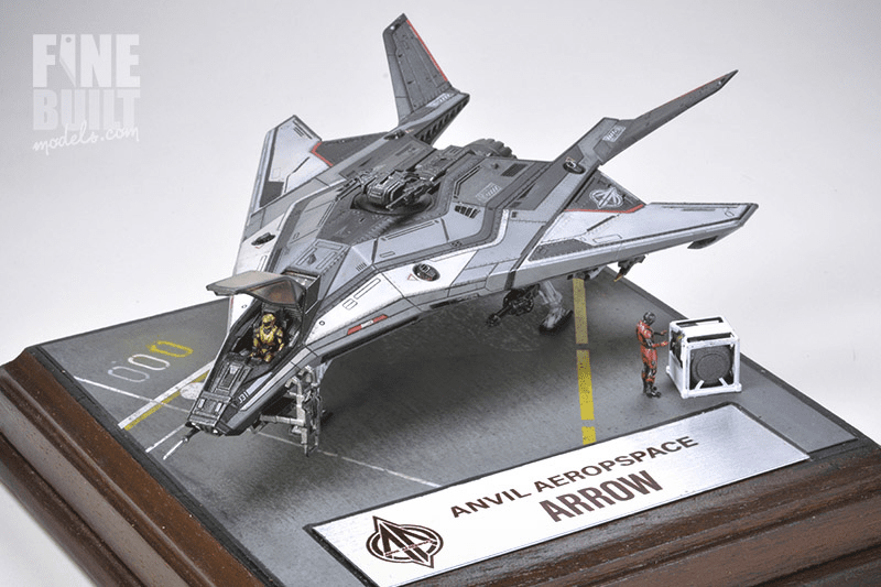 JRDesFab's tweet photo. The Details on this Anvil Arrow Kit Model is next level by @FineBuiltModels!
Β Arrow Kit Model 1:100 limited run is still available at https://t.co/1eUpOjy8s4
#starcitizen #kitmodel https://t.co/Dxu4m0g0Ul