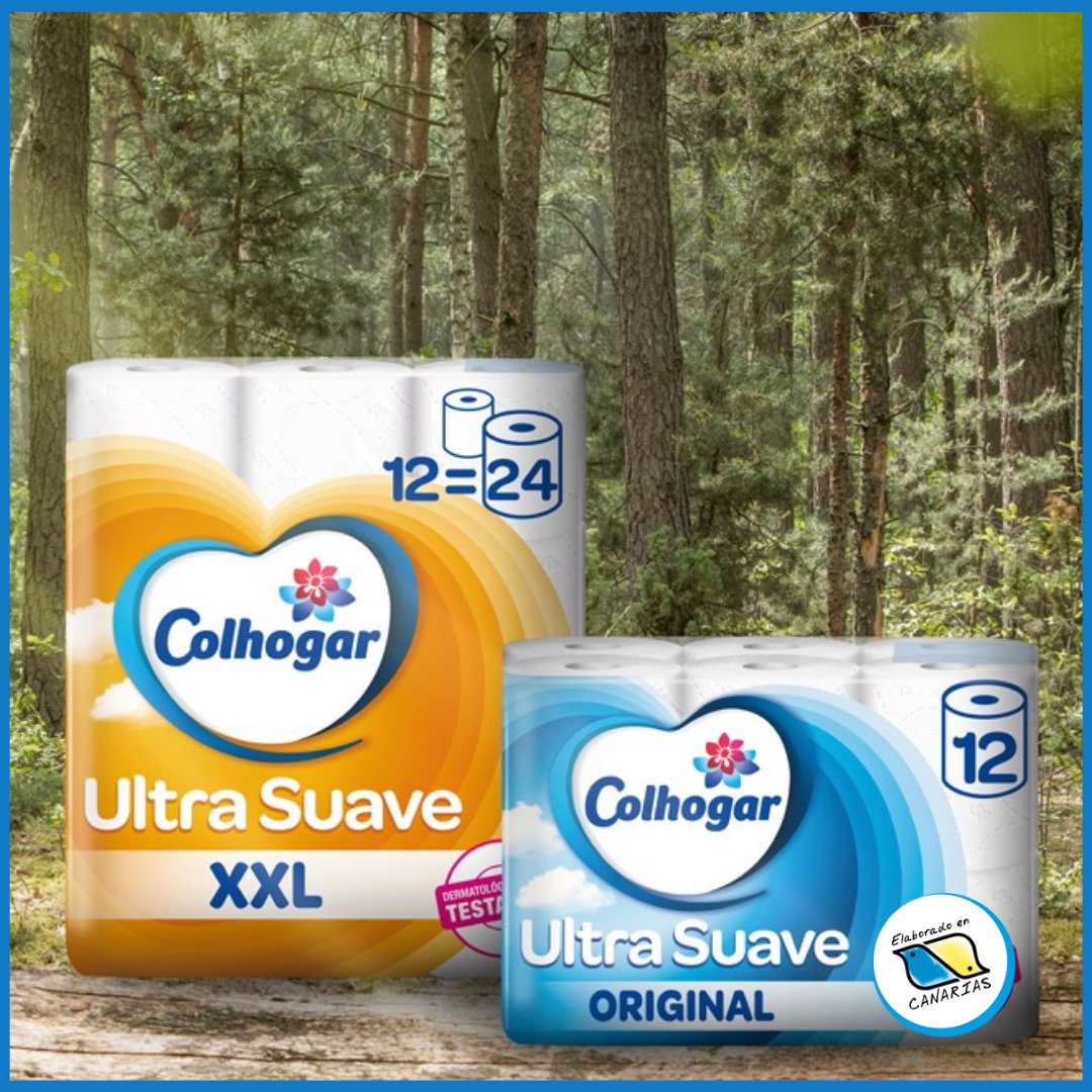 elaboradoaqui's tweet photo. 🫶Desde que en 1986 Essity empezó a fabricar en Telde papel higiénico, papel cocina, servilletas y pañuelos #Colhogar, se ha convertido en una marca que nunca falta en los hogares canarios. 
#ElaboradoEnCanarias 
#SiComprasElaboradoAquíVuelveaTi 
#canariedad https://t.co/p1ZJxBr36m