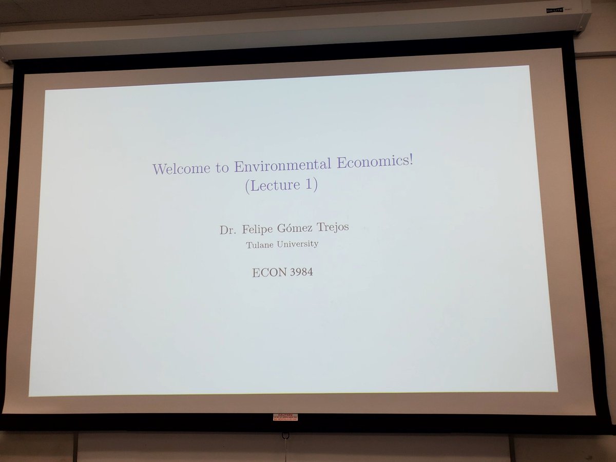Felipe A. Gómez Trejos (@fegotre) on Twitter photo Exciting first Enviro Econ class of fall semester <a href="/Tulane/">Tulane University</a>! Looking forward to a productive semester on both research and teaching fronts! <a href="/TulaneSLA/">Tulane School of Liberal Arts</a> Exciting first Enviro Econ class of fall semester <a href="/Tulane/">Tulane University</a>! Looking forward to a productive semester on both research and teaching fronts! <a href="/TulaneSLA/">Tulane School of Liberal Arts</a>