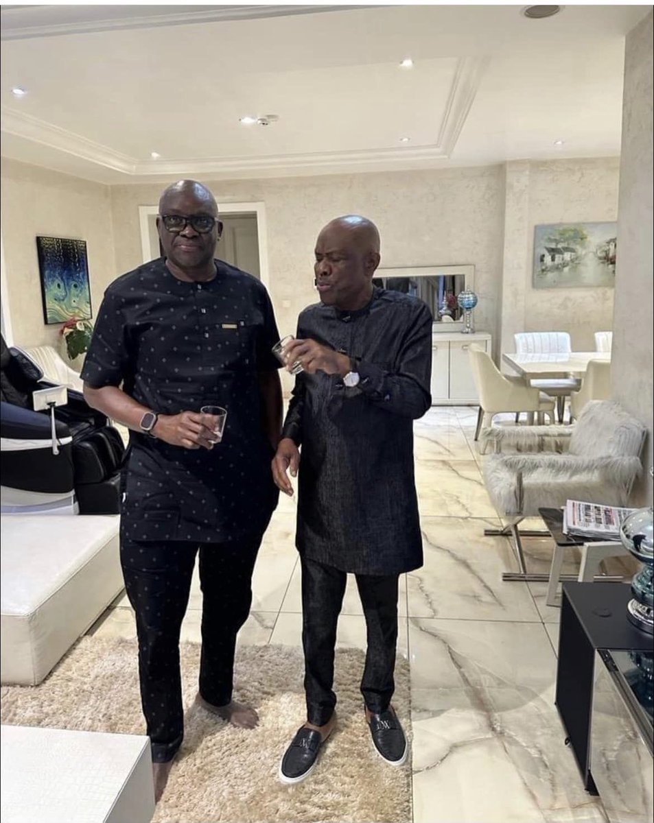 UcheRaymond6's tweet photo. @fimiletoks Nothing left in Obidients than evil and wickedness that will be their end soon. 

They’ve been posting this fake or cropped picture of Wike, but this video just exposed them. This is not Wike. https://t.co/muzZ4i4IKV