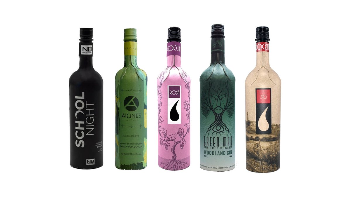 SRoxburgh's tweet photo. @frugalpac I loved the ethos behind Scottish company Frugal Packaging and the development of their 'paper bottle'. The logic of the business lies in the fact that 80% of wine sold in glass is for drinking within a year (or 18months for red wine) making paper a sustainable option! https://t.co/3CDfqLFbTv