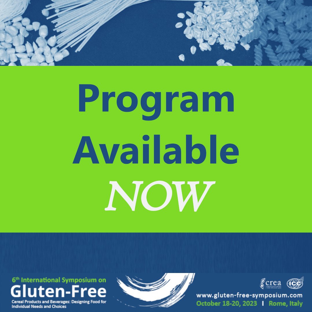 📢 Explore the comprehensive lineup of #GF23 now—incl. information regarding presentations, workshops, and sessions.

Download Program here 👉  bit.ly/GF23-pdf

#ICCcereals #ProgramOverview #CerealScience #GlutenFreeResearch #ConferenceSchedule #GF23Conference