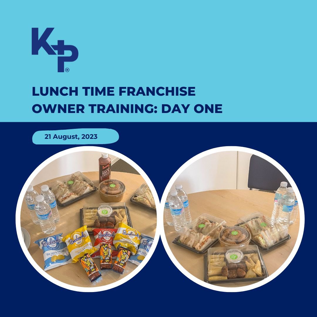 It's day one of franchise owner training here at Kare Plus HQ.

We are excited to onboard the new franchises joining our business.

We understand the importance of having a good lunch and we have decided to serve these delicious meals for today's break time.

#Franchisetraining