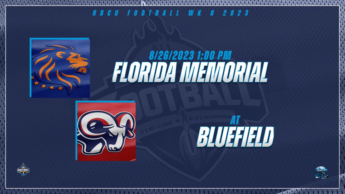 HBCU FOOTBALL IS BACK! <a href="/FMULionsFB/">FMU Lions Football</a> will be the first HBCU to take the field this season when they travel to take on <a href="/BURamsFootball/">BluefieldUniversityFB</a> this Saturday at 1:00 PM!

<a href="/FLMemorialUniv/">Florida Memorial University</a> <a href="/GoFmuLions/">FMU Lions Athletics</a> <a href="/BobbyRome/">Coach Rome II</a> <a href="/ClavensC/">Clavens Charles 🇭🇹</a> #HBCUball
