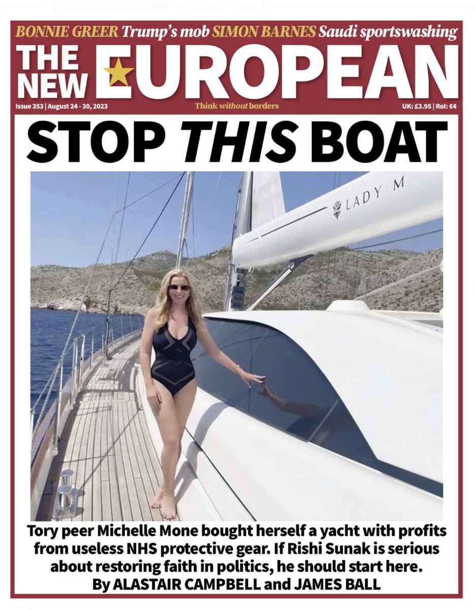 This week's cover just going to press... Stop This Boat Subscribe and support independent journalism - link in bio.