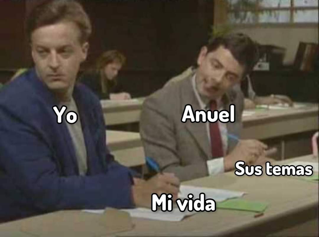 a veces los versos de anuel se sienten como: