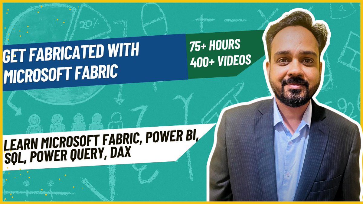 amitchandak78's tweet photo. Updated the course, it is no more 370+. Now you have 400+ Videos and 75+ hours of content to learn from. Get ready for Microsoft Fabric, Power, and SQL. 920 already enrolled. Added Interview questions.

#powerbi #microsoftfabric #SQL #powerquey #dax https://t.co/4eLtyMQpWc