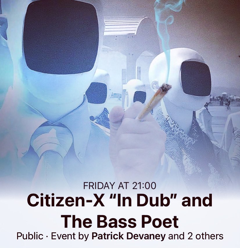 Citizenx2017's tweet photo. Playing @doghouseguernsey with @tomrelfasaur “The Bass Poet” this Friday August 28th.
#dubsounds, bass trickery and a suprise cover version!
#guernsey #newmusic #dubmusic #electronicdub https://t.co/tzKnNDMVy4