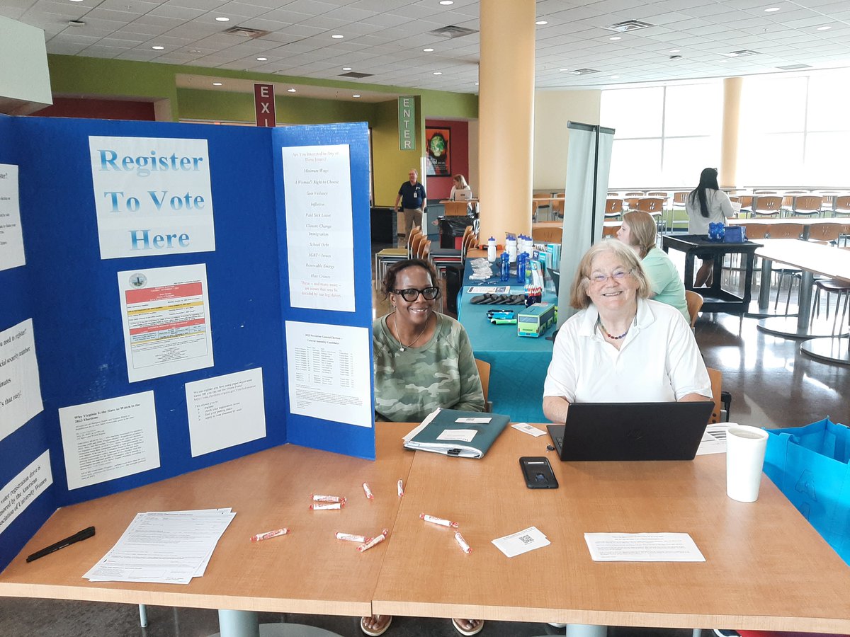 TccVaBeach's tweet photo. Come check out the tables set up in the Cafe!! https://t.co/Kz6kuFx9iB