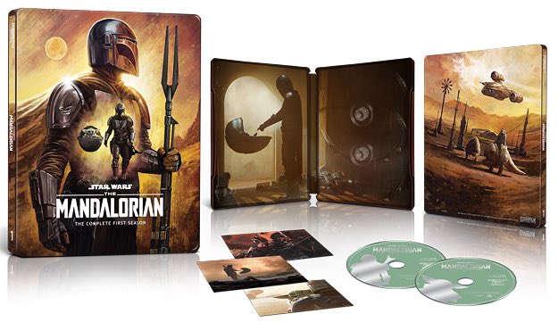 funkofinderz's tweet photo. Loki, WandaVision, and Star Wars The Mandalorian are getting physical releases, featuring Steelbook packaging, concept art cards and some never-before-seen bonus features. https://t.co/3d3u4xQld2