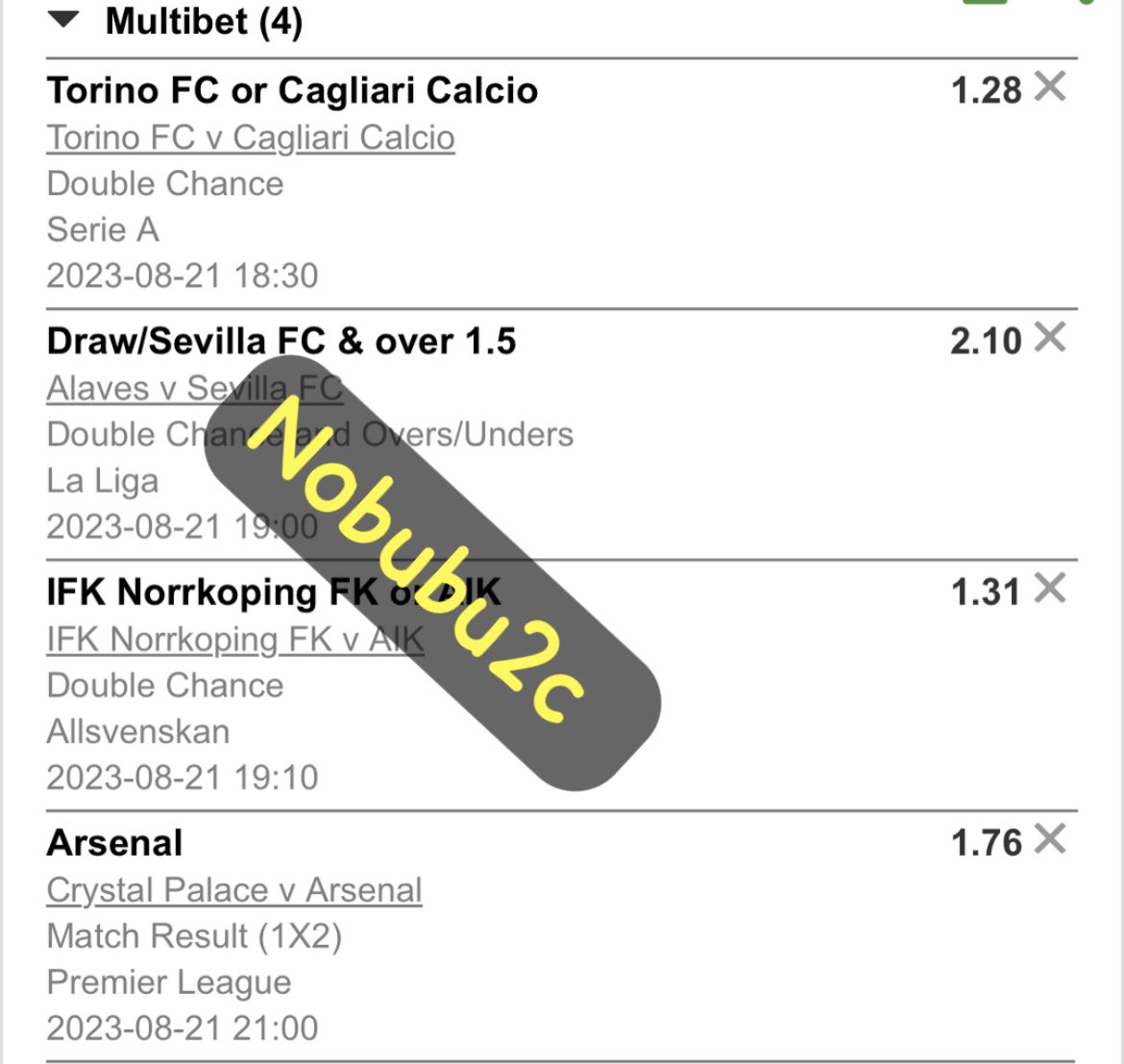 Nobuhle2C's tweet image. U1845AA89 #6odds , U1845AB5D #5odds #betwaycodes #lowodds.