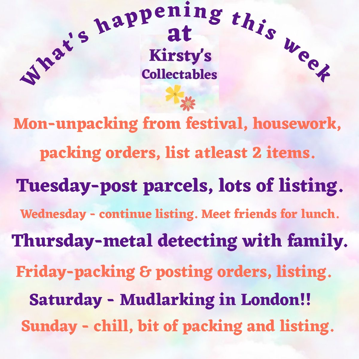 K_Collectables's tweet photo. Hey, I'm back. Had an amazing time at arctangent festival

Normal service is back on with 1-3 days dispatch times and I've got another fun packed week ahead😊

#lifeofavintageseller #lifeofareseller #myvintagelife #vintageshop
#resellerlife #cutevintage #nostalgicvintage #kitsch https://t.co/SLC0lh8OOI