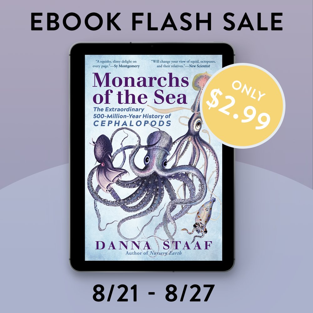 MONARCHS OF THE SEA ebook is on sale all week! Treat yourself or another to tales of Earth's most ancient monsters for $2.99! Kindle: amazon.com/Monarchs-Sea-E… Nook: barnesandnoble.com/w/monarchs-of-… Apple Books: books.apple.com/us/book/monarc…