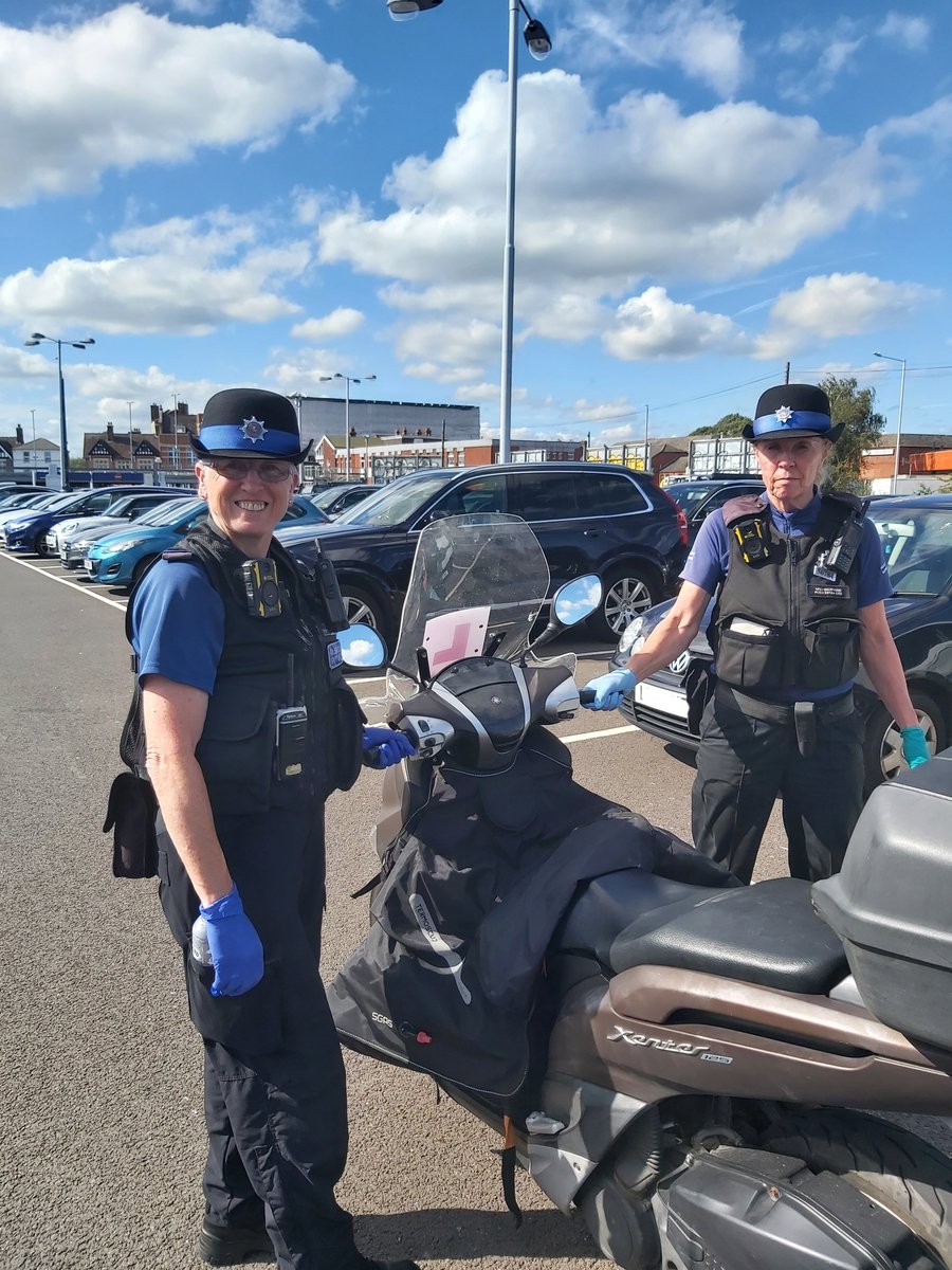 Officers from #TonbridgeCommunitySafetyUnit were quick to respond to reports of a moped being stolen near Tonbridge Station and had 2 in custody within minutes. Fortunately there was minimal damage to the bike #SaferSummer NW