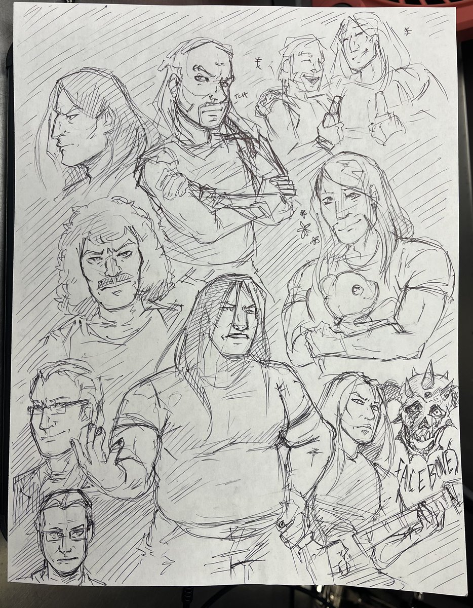 NSexplosion's tweet photo. work doodles #metalocalypse https://t.co/c13qhlnRVz