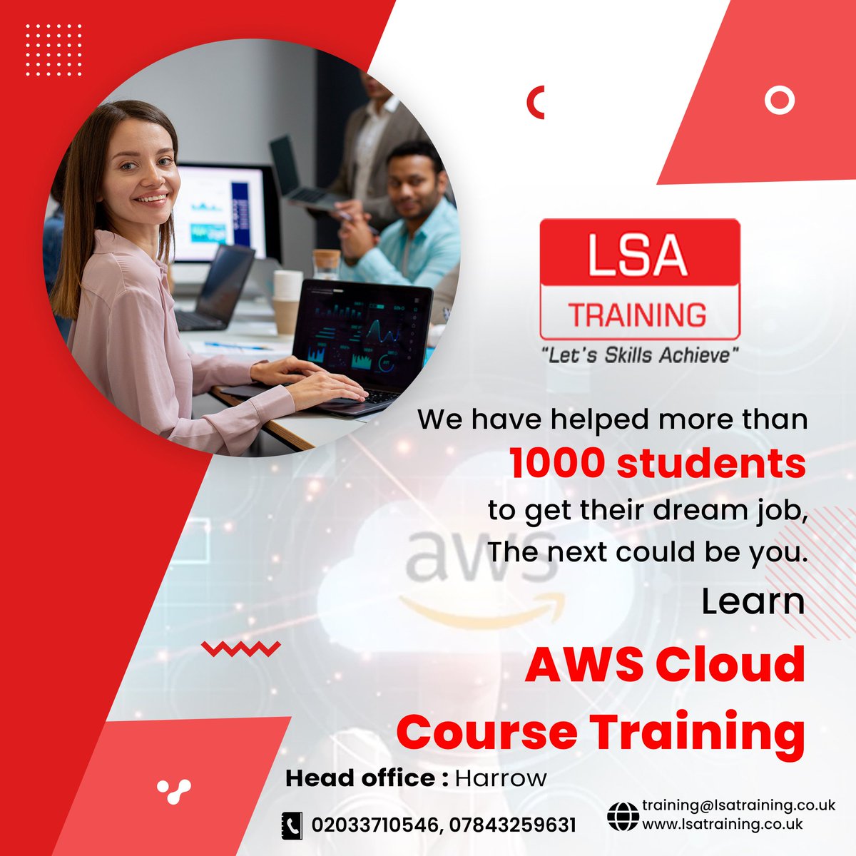 LSATRAINING's tweet image. LSA Training provides the highest quality online training to help you master AWS Cloud and advance your career.
#AWSCloudTraining #CloudComputingEducation #AWSLearningPath #CloudSkillsDevelopment #AWSExpertise #CloudCertification #AWSOnlineCourses
#CloudLearningCommunity