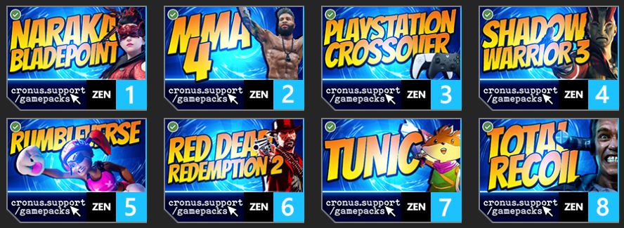 Part 3 of 6: It's been a while since we posted to social media, so here's 48 new &amp; updated Cronus Zen GamePacks to make up for it 😄

Here are the new GamePacks: 24 of 48