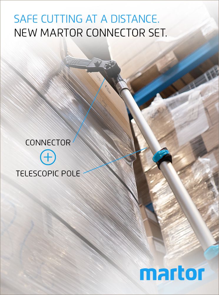 MARTOR_UK's tweet photo. We came up with a really useful innovation in our spring product launch. Our new CONNECTOR SET means you can extend your reach by a metre or so when cutting. It’s designed to make cutting safer and easier where you need to reach across a web or to cut material at height. https://t.co/BTOSWMOXXY