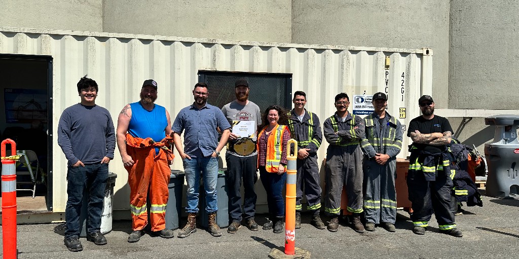 norlandlimited's tweet photo. At NorLand, Effort Gets Recognized. July's Undisputed Site Champ Belt goes out to BelPacific's Sen̓áḵw and NorTech Industrial's Richardson Terminal. Special shoutout to Brady from NTI, for his hard work and dedication utilizing SiteDocs.

Congratulations everyone! https://t.co/ENES0Beps8