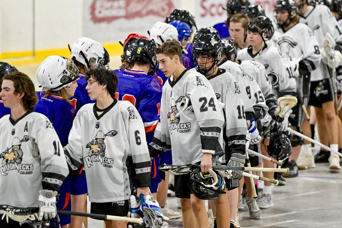 CliffMccaig's tweet photo. Fun weekend at the 2023 Jr. NLL Tournament. The U17 final between @RocKnighthawks and @TorontoRockLax was junior level quality! #JrNLL https://t.co/ByPXiCvTw1