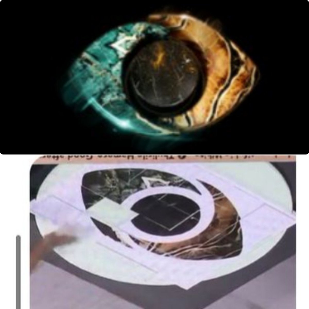 SocratesBabe's tweet photo. @Lamm___y Biggie's Eye VS Venita (if you rotate the Picture) hmm 🤔 https://t.co/rRdJcPhcMb