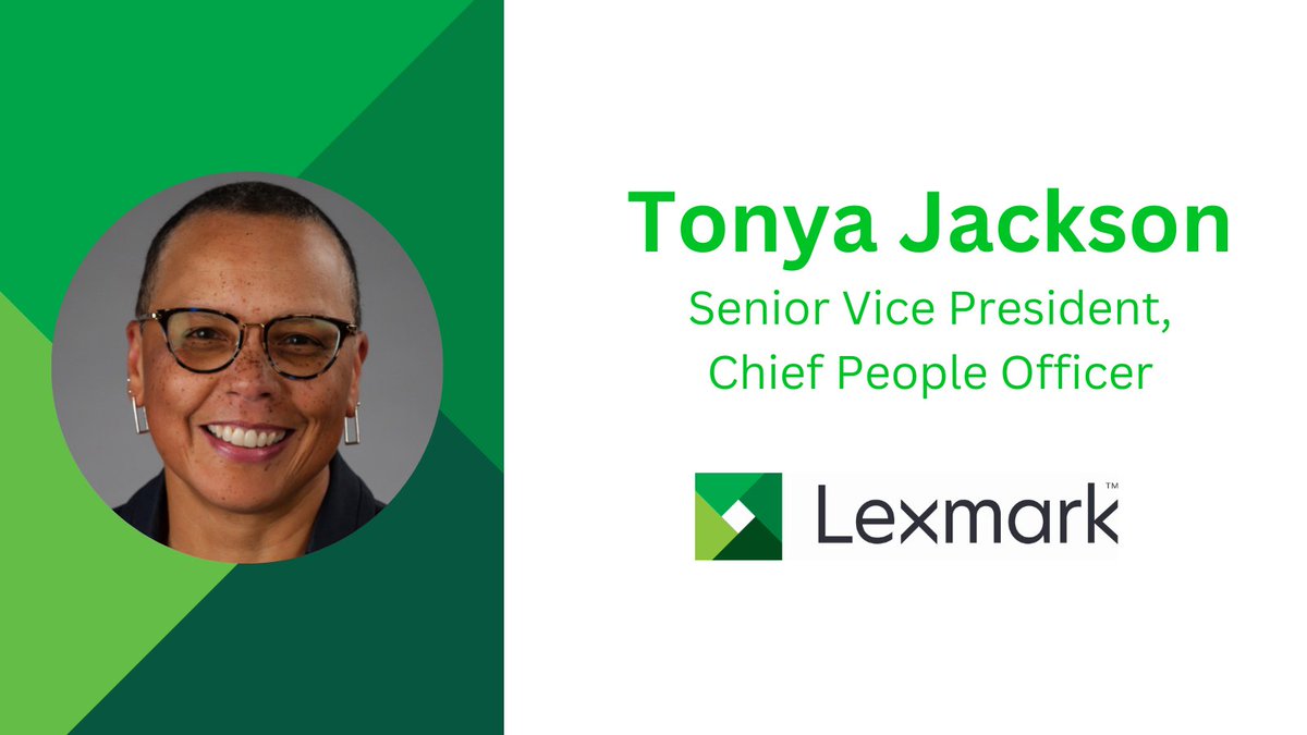 Introducing Tonya Jackson, Lexmark's recently appointed SVP and Chief People Officer. Tonya has been with #Lexmark for more than 38 years and holds a B.A. and M.S. degree in #Chemistry as well as an #MBA. Stay tuned for more #LexmarkLeaders.