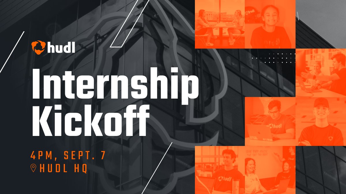 LifeAtHudl's tweet photo. Come to our event at Hudl HQ if you want to learn all about our internship program! It’s happening Sept. 7 at 4 p.m. CT—don’t miss it.

https://t.co/BVQMtDwwHy https://t.co/pHhwCIY2n6