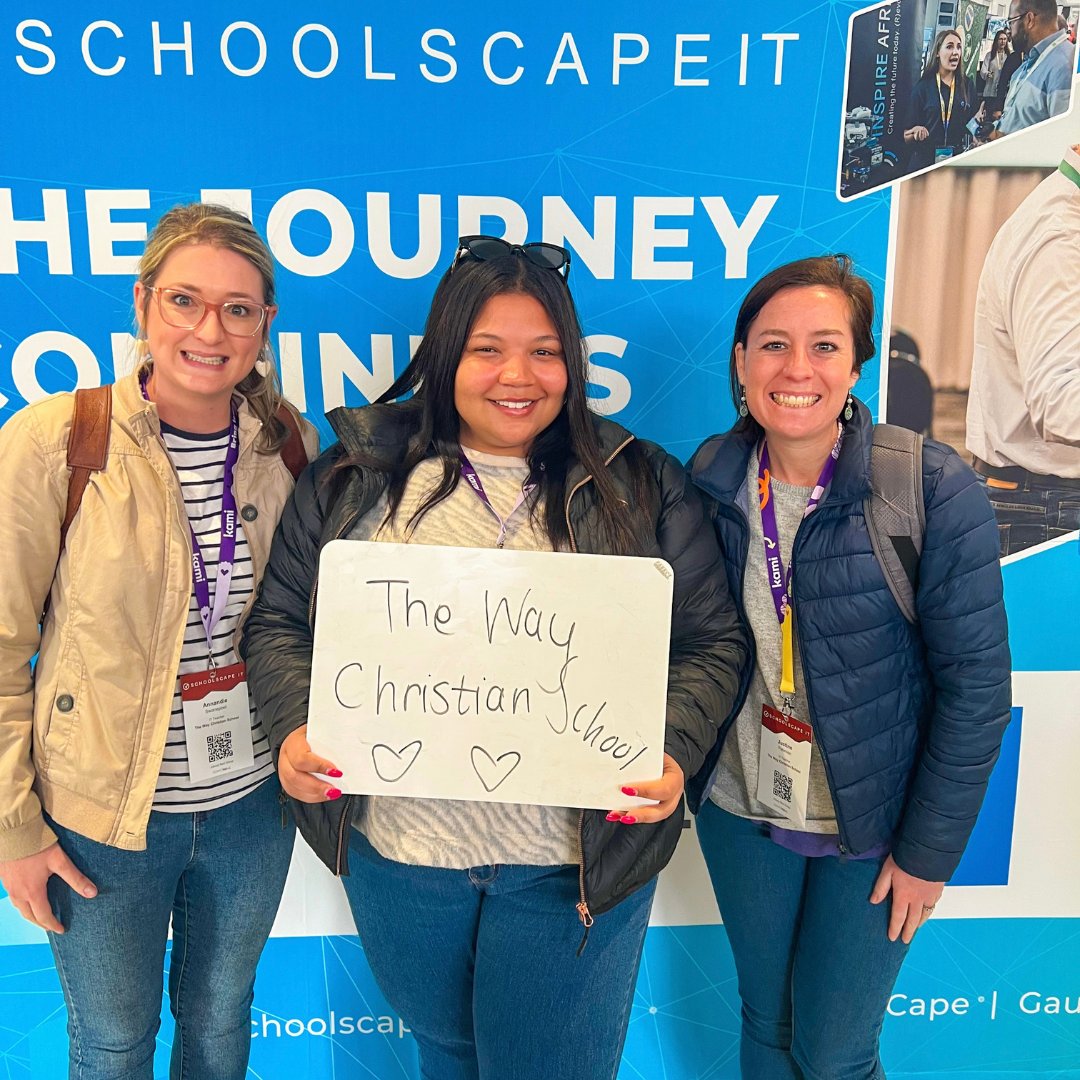 SchoolscapeLive's tweet image. Some highlights from Schoolscape IT in Johannesburg ✨

There&apos;s still time to lock in your spot for the KZN event this week!👇

📲 Sign up at schoolscape.co.za/event/it/ #SchoolscapeIT #EdTechPhotos